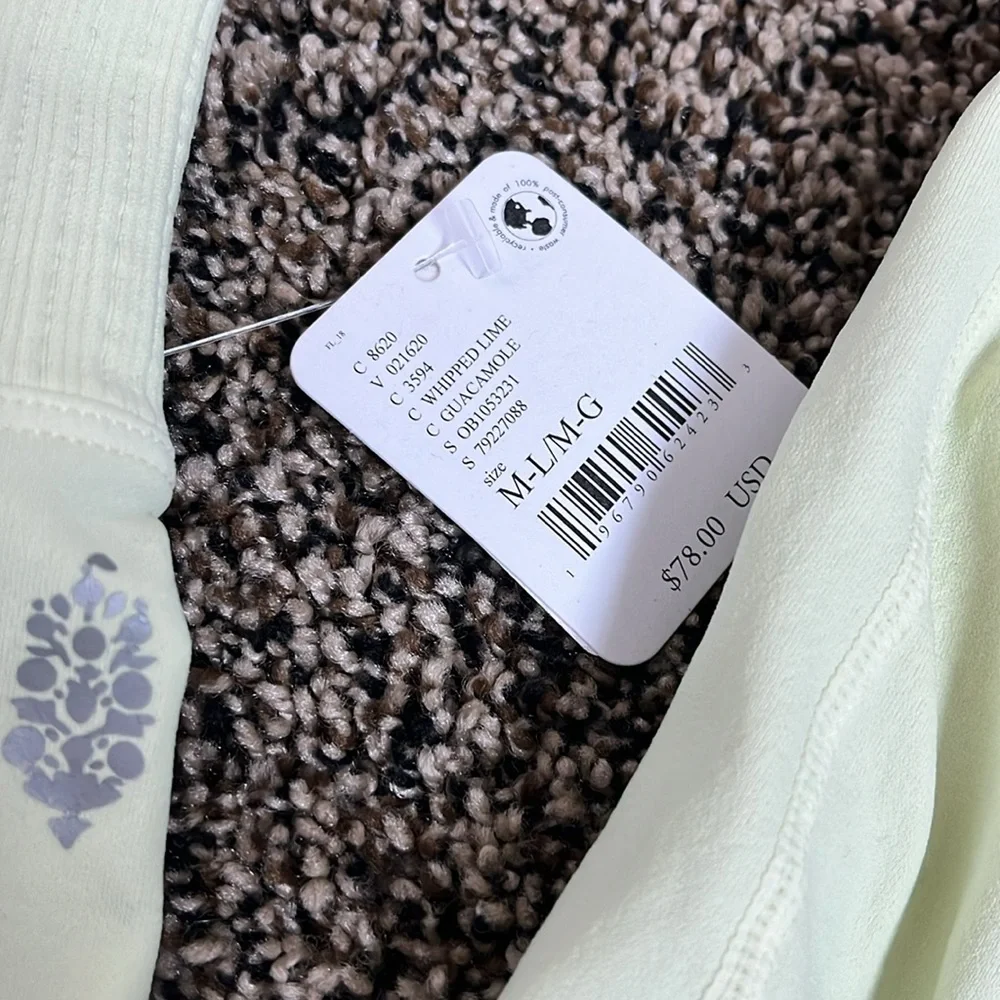 Free People Movement Revolve Good Karma Legging in Whipped Lime, NWT - Picture 5 of 6